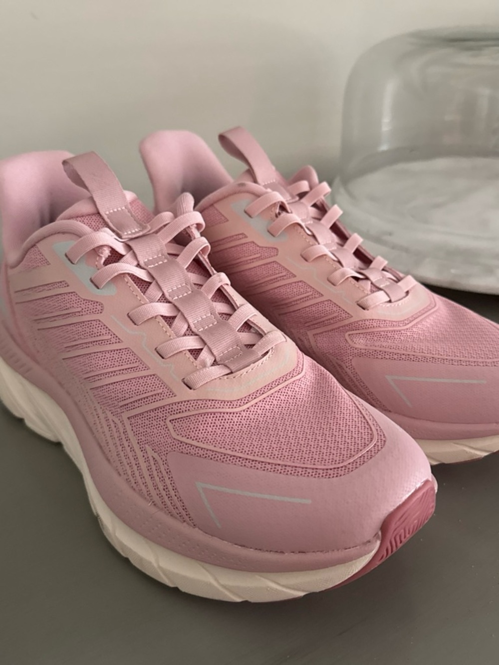 Women's Pink Lightweight Running Sneakers